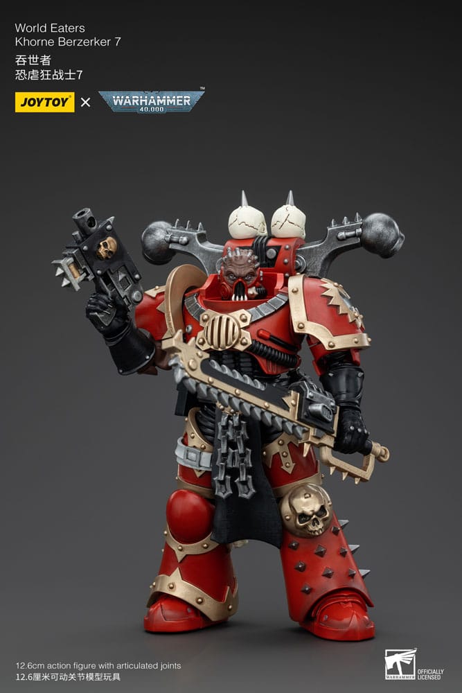 Warhammer 40k Actionfigur 1/18 World Eaters Khorne Berzerker 7