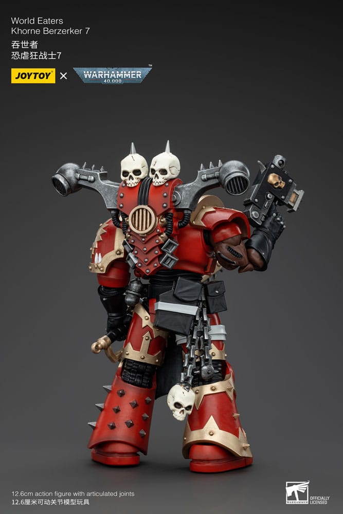 Warhammer 40k Actionfigur 1/18 World Eaters Khorne Berzerker 7