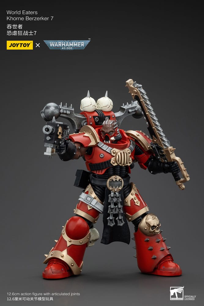 Warhammer 40k Actionfigur 1/18 World Eaters Khorne Berzerker 7