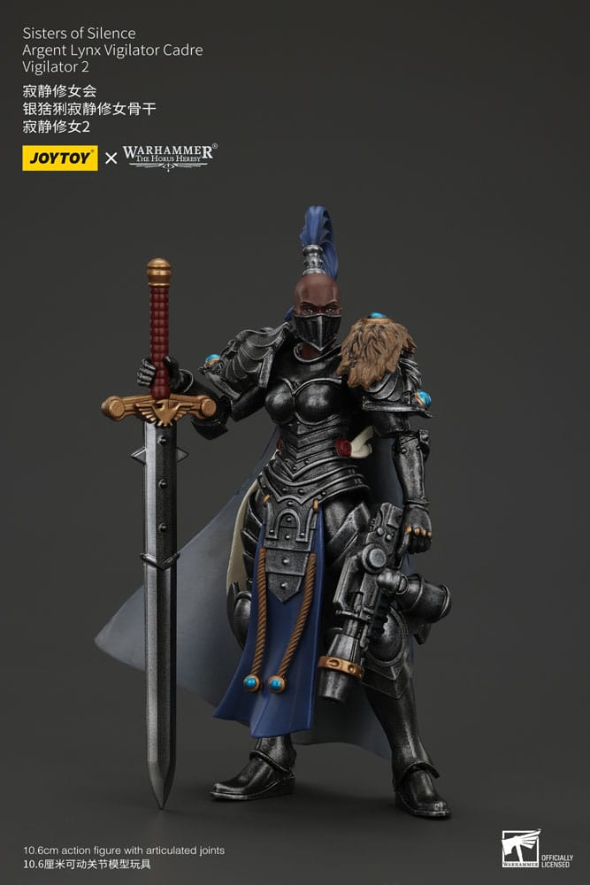 Warhammer The Horus Heresy Actionfigur Sisters of Silence Argent Lynx Vigilator Cadre Vigilator 1
