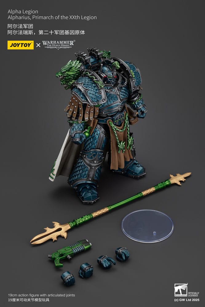 Warhammer 40k The Horus Heresy Actionfigur Alpha Legion Alpharius, Primarch of the XXth Legion 25 cm