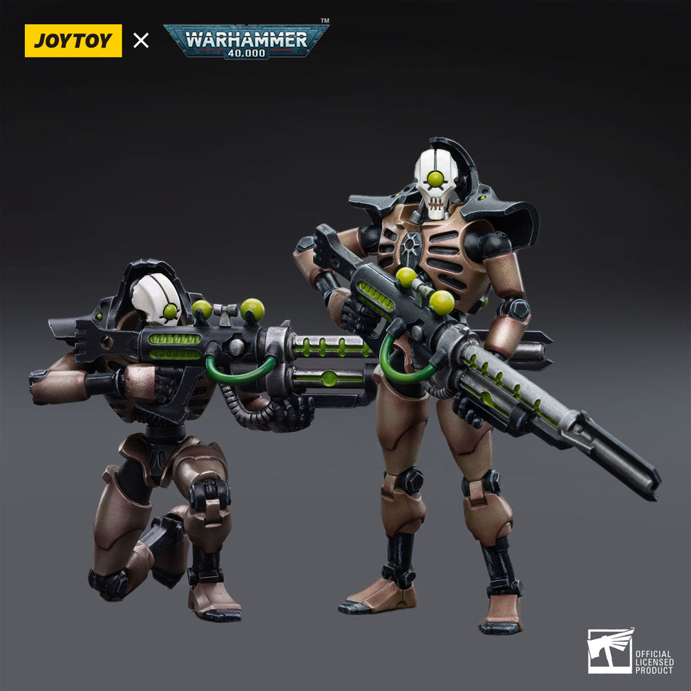 Warhammer 40k Actionfigur 2er-Pack 1/18 Necrons Szarekhan Dynasty Deathmark 11 cm