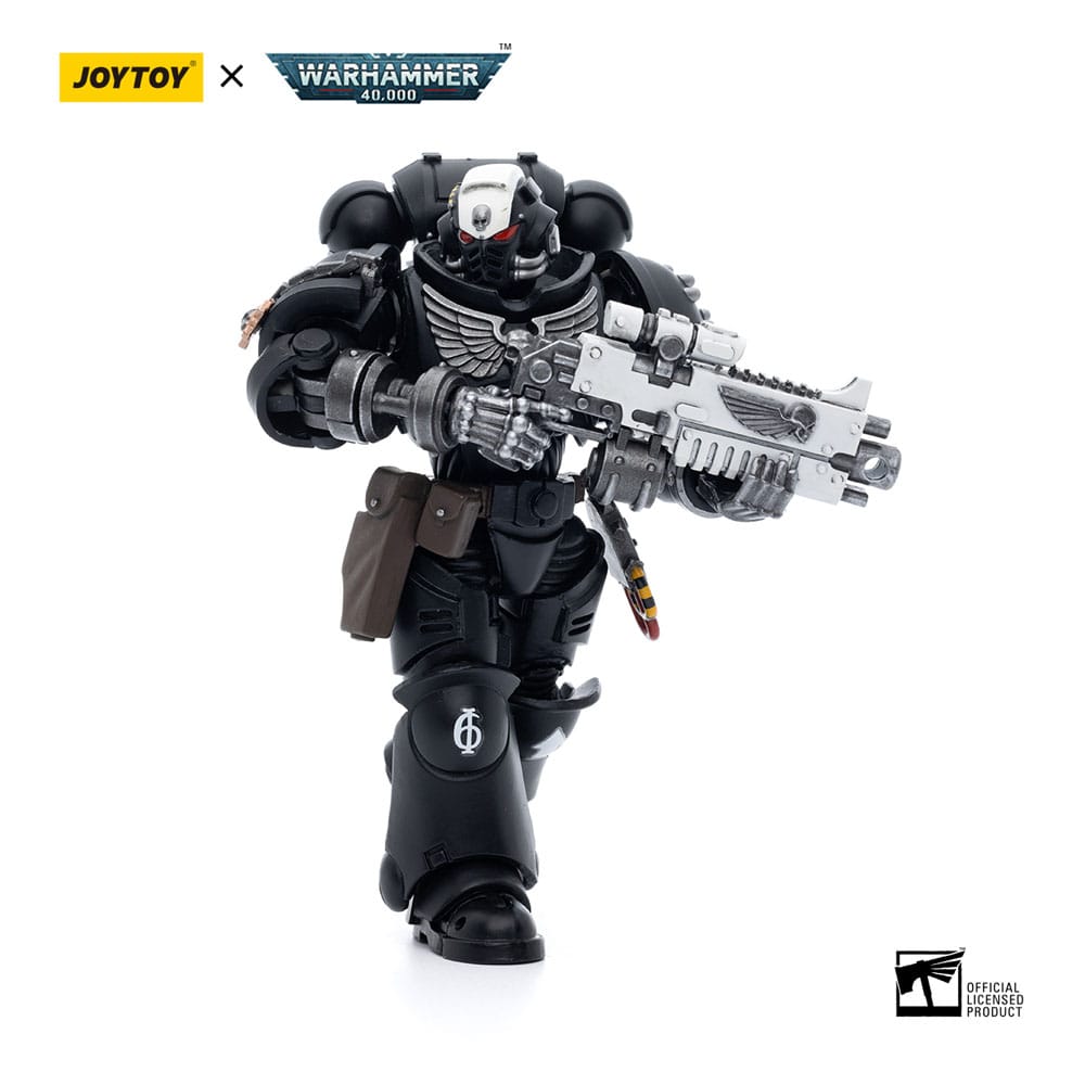 Warhammer 40k Actionfigur 1/18 Iron Hands Assault Intercessors Sergeant Bantus 12 cm