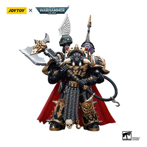 Warhammer 40k Actionfigur 1/18 Chaos Space Marines Black Legion Chaos Lord in Terminator Armour 12 cm