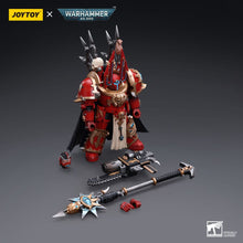 Laden Sie das Bild in den Galerie-Viewer, Warhammer 40k Actionfigur 1/18 Chaos Space Marines Crimson Slaughter Sorcerer Lord in Terminator Armour 12 cm
