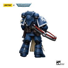 Laden Sie das Bild in den Galerie-Viewer, Warhammer 40k Actionfigur 1/18 Ultramarines Sternguard Veteran with Heavy Bolter 12 cm
