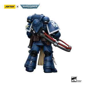 Warhammer 40k Actionfigur 1/18 Ultramarines Sternguard Veteran with Heavy Bolter 12 cm