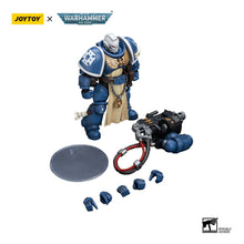 Laden Sie das Bild in den Galerie-Viewer, Warhammer 40k Actionfigur 1/18 Ultramarines Sternguard Veteran with Heavy Bolter 12 cm
