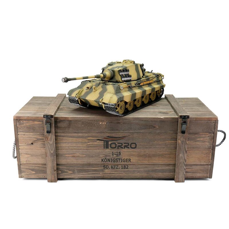 1/16 RC Königstiger tarn IR Rauch