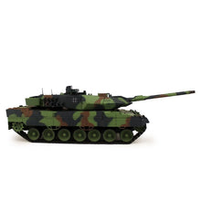 Laden Sie das Bild in den Galerie-Viewer, 1/16 RC Leopard 2A6 flecktarn BB+IR (Metallketten)
