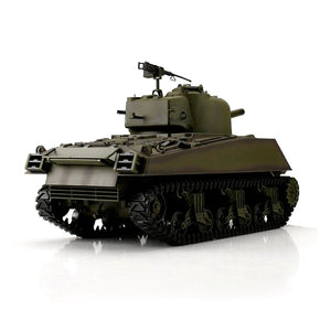 1/16 RC M4A3 Sherman grün BB+IR (Metallketten)