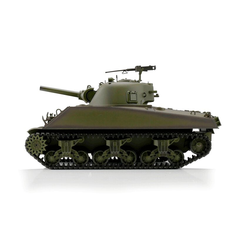 1/16 RC M4A3 Sherman grün BB+IR (Metallketten)