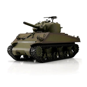 1/16 RC M4A3 Sherman grün BB+IR (Metallketten)