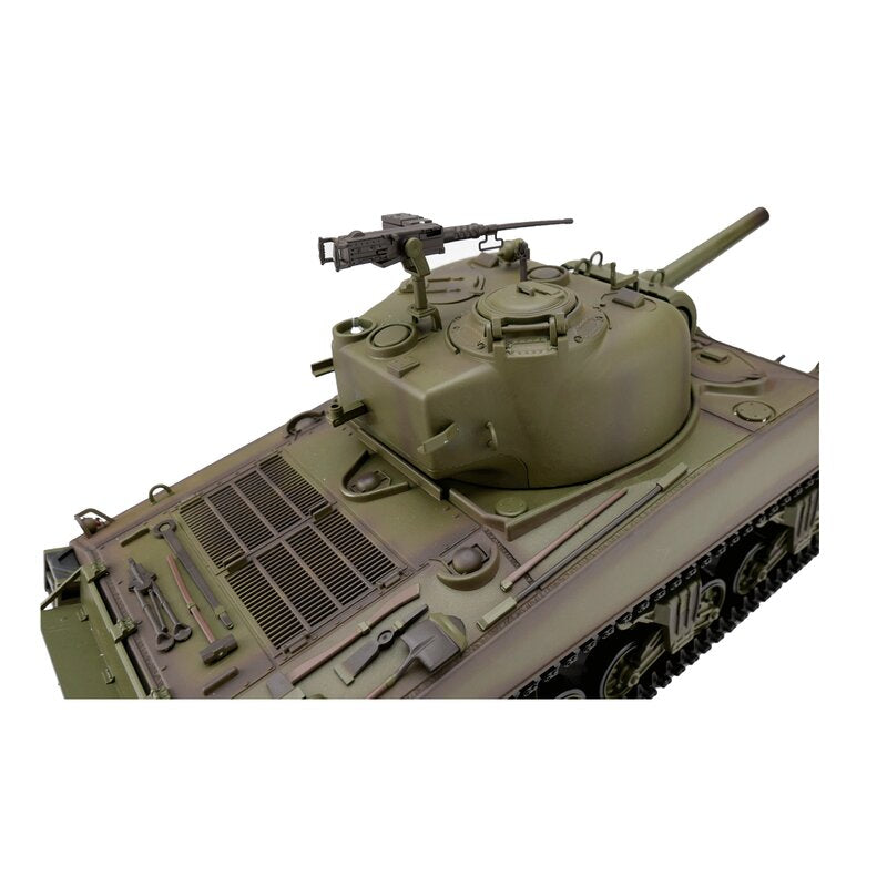 1/16 RC M4A3 Sherman grün BB+IR (Metallketten)