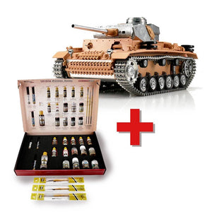 1/16 RC Panzer III unlackiert BB + Solution Box