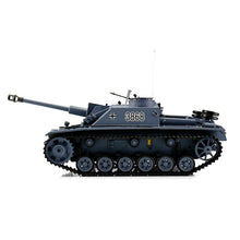 Laden Sie das Bild in den Galerie-Viewer, 1/16 RC Sturmgeschütz III Ausf. G grau BB+IR (Metallketten)
