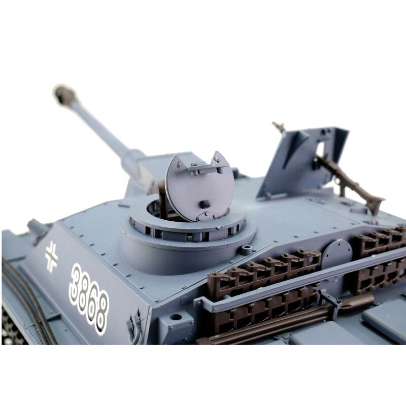 1/16 RC Sturmgeschütz III Ausf. G grau BB+IR (Metallketten)