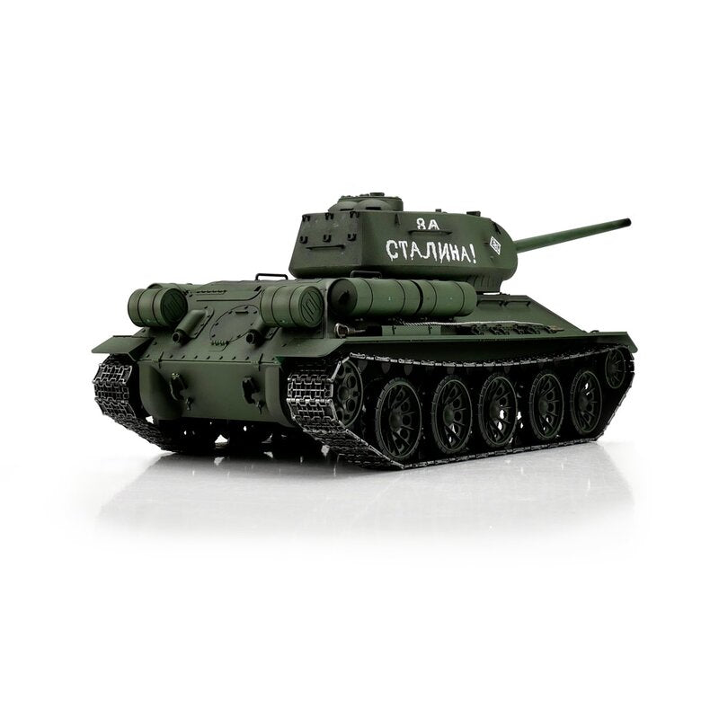 1/16 RC T-34/85 grün BB+IR (Metallketten)