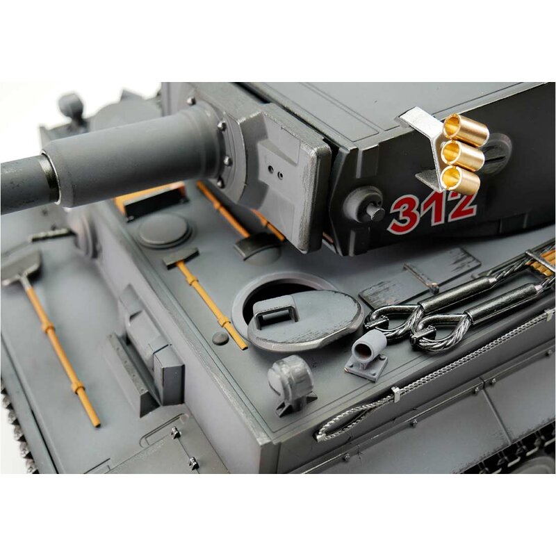 1/16 RC Tiger I Frühe Ausf. grau IR (Rauch)