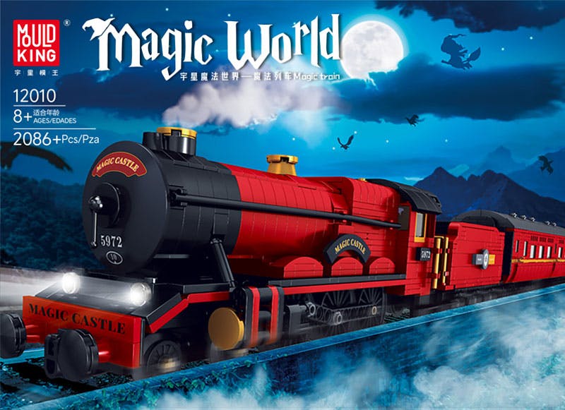 Mould King 12010 - Magische Dampflokomotive