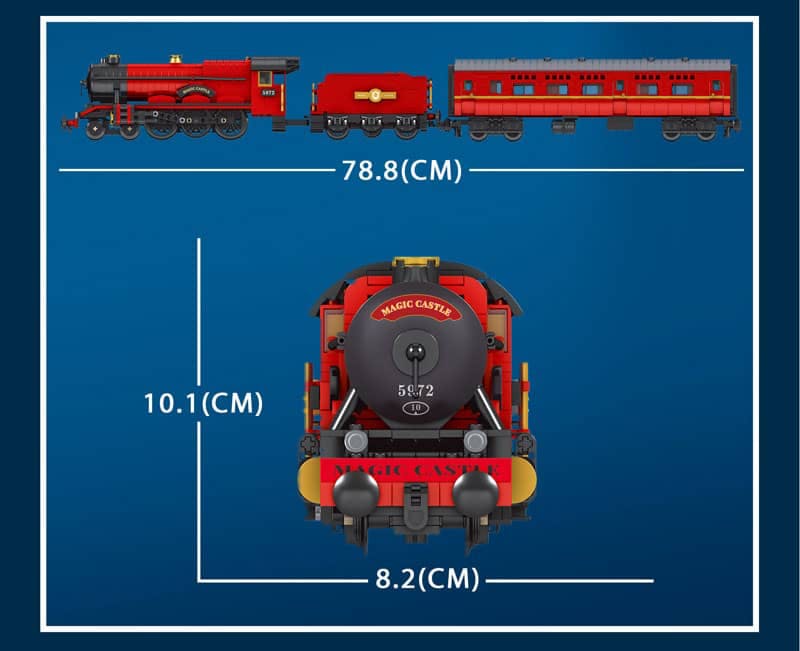 Mould King 12010 - Magische Dampflokomotive
