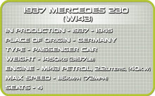 Laden Sie das Bild in den Galerie-Viewer, COBI 2251 - 1937 Mercedes 230

