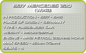 COBI 2251 - 1937 Mercedes 230