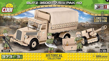 Laden Sie das Bild in den Galerie-Viewer, COBI 2253 - Blitz 3600 &amp; 7,5 cm PaK 40 - Limitierte Auflage
