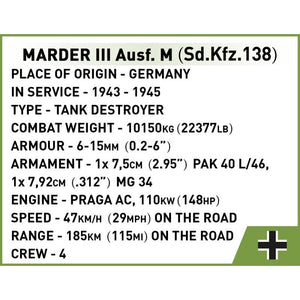Cobi 2282 - Marder III Ausf.M (Sd.Kfz.138)