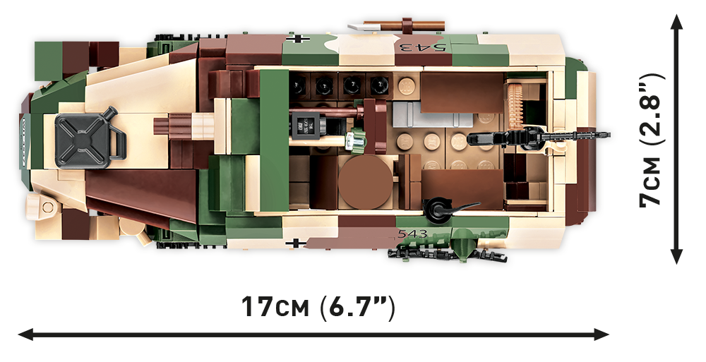 COBI 2283 - SD.KFZ.251/9 Stummel