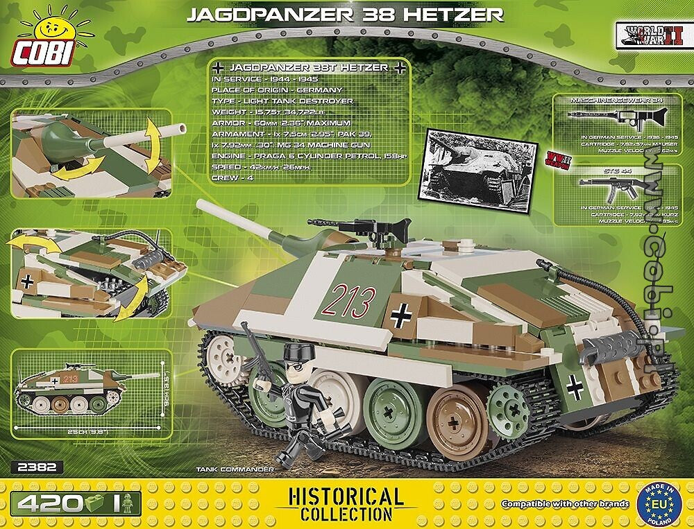 COBI 2382 - Jagdpanzer 38 Hetzer