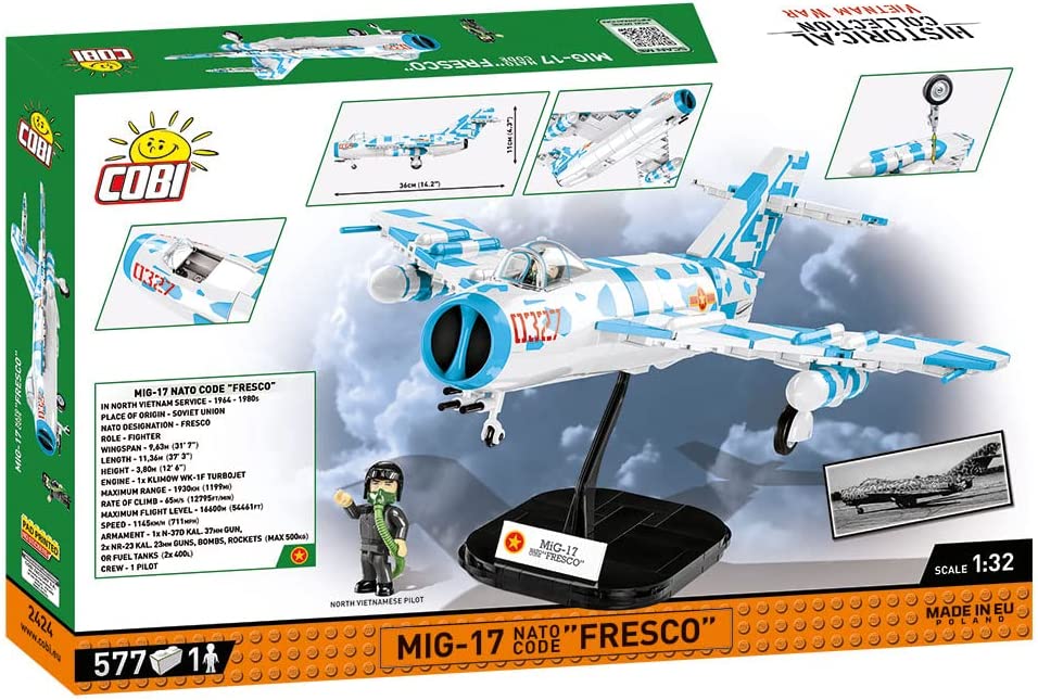 COBI 2424 - MIG-17 NATO CODE "FRESCO"