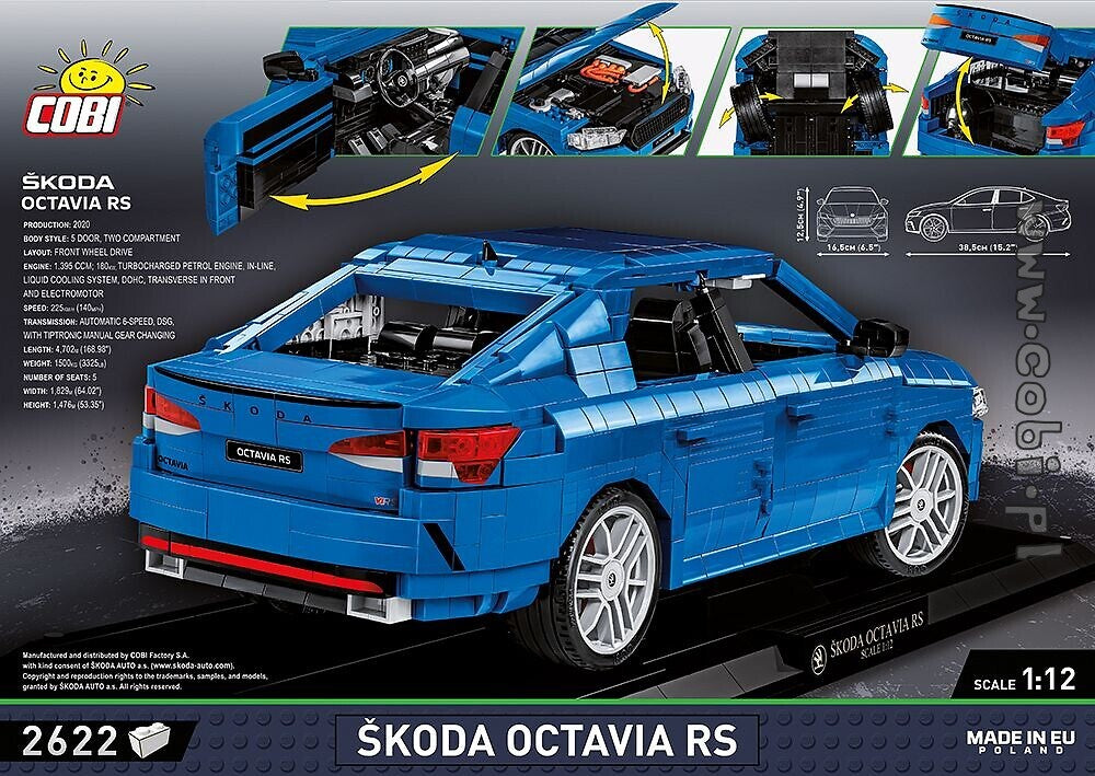 COBI 24342 - COBI Skoda Octavia IV RS  -EXECUTIVE EDITION-