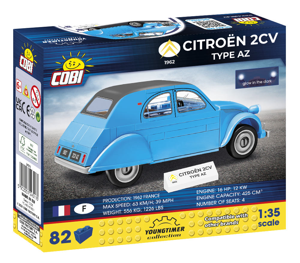 COBI 24511 - Citroen 2CV Type AZ 1962