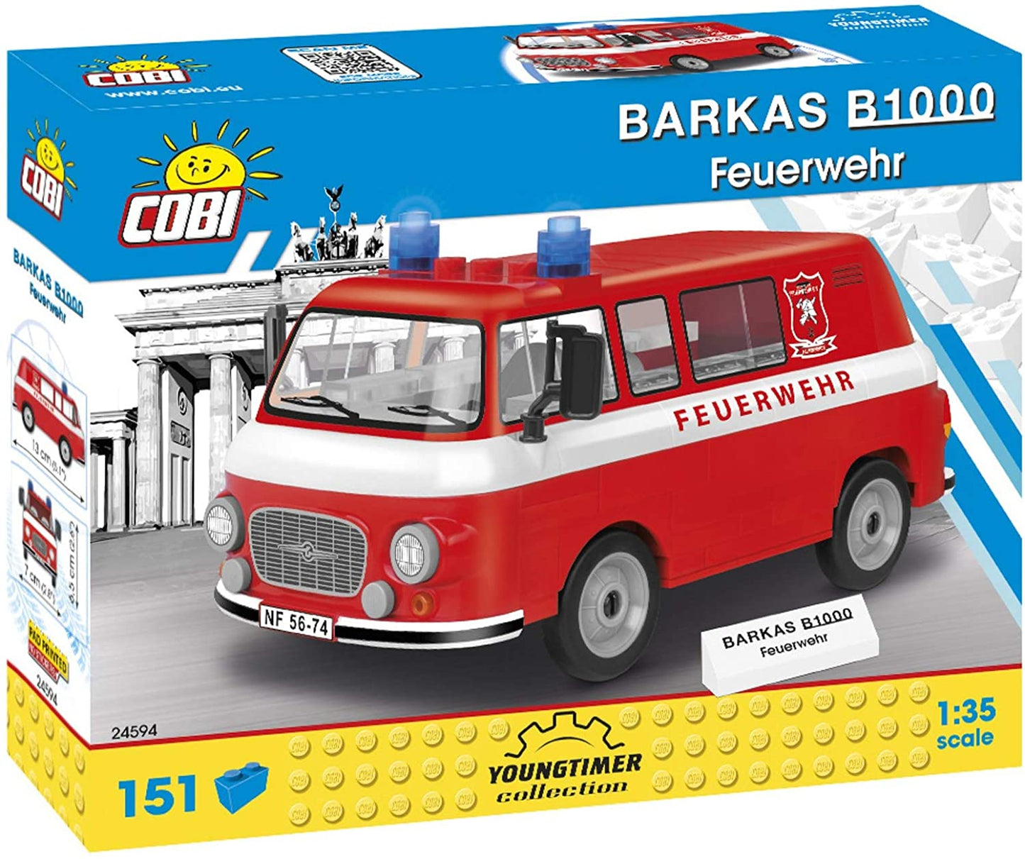 COBI 24594 - Barkas B1000 Feuerwehr