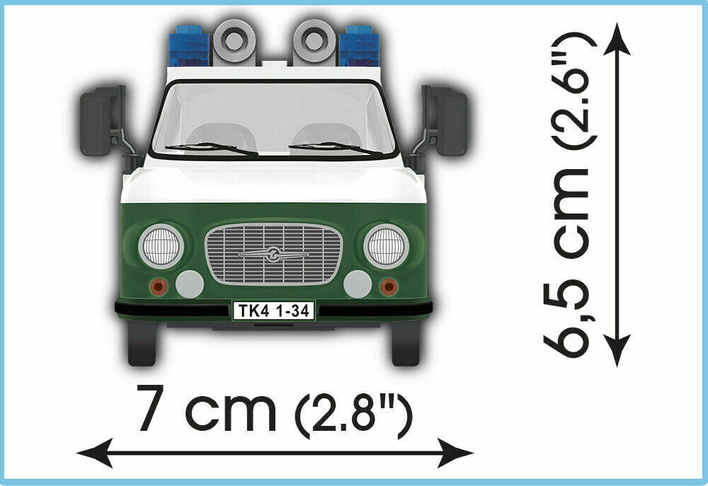 COBI 24596 - Barkas B1000 Polizei