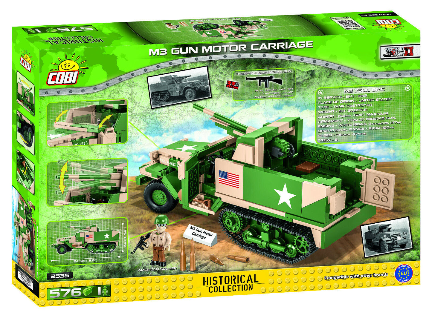 COBI 2535 - M3 Gun Motor Carriage