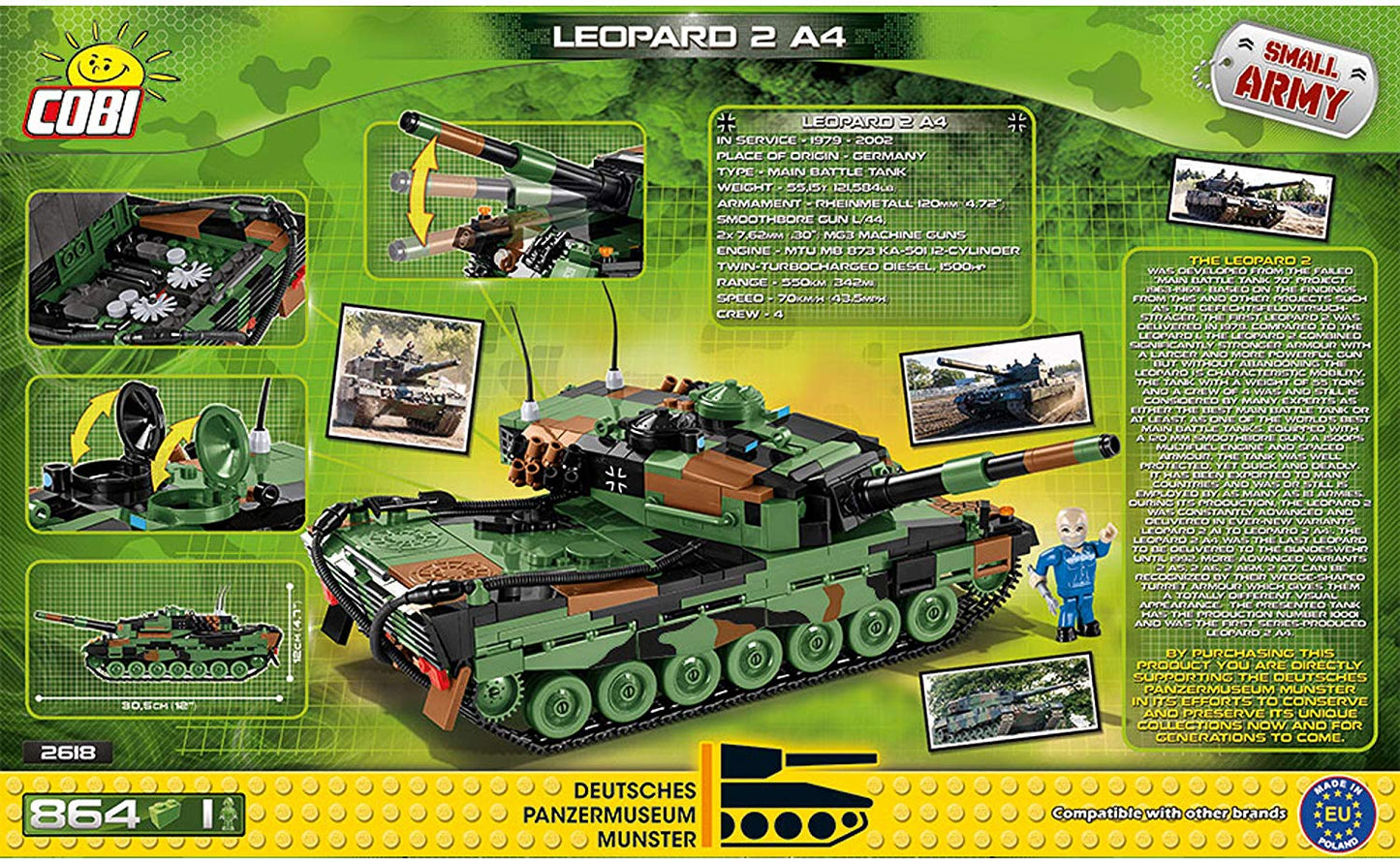COBI 2618 - Leopard 2 A4 Deutsches Panzermuseum Munster