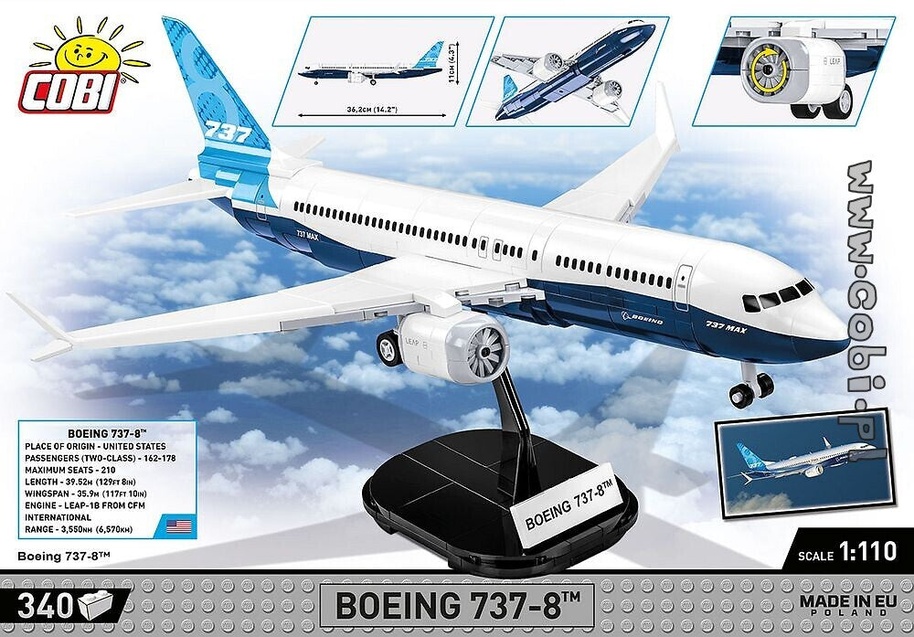 COBI 26608 - Boeing 737-8
