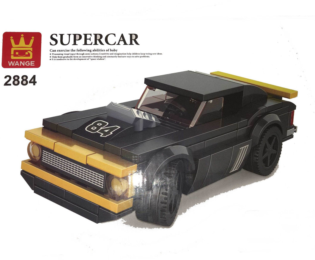 Wange 2884 - Supercar schwarz/gelb