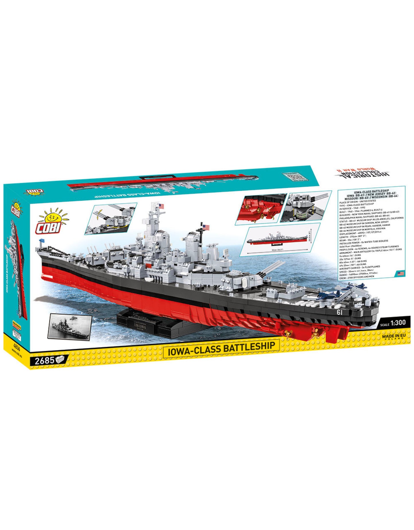 COBI 4836 - Executive Edition Iowa-Class Battleship