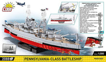 Laden Sie das Bild in den Galerie-Viewer, Cobi 4842 - Pennsylvania - Class Battleship (2in1) - Executive Edition
