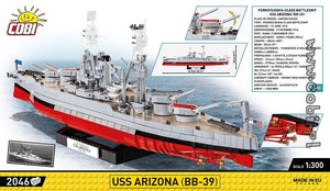 Cobi 4843 - USS ARIZONA (BB-39)