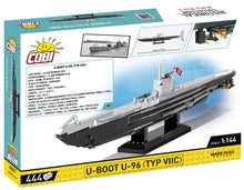 Laden Sie das Bild in den Galerie-Viewer, COBI 4847 - U-BOOT U-96 (TYP VIIC)
