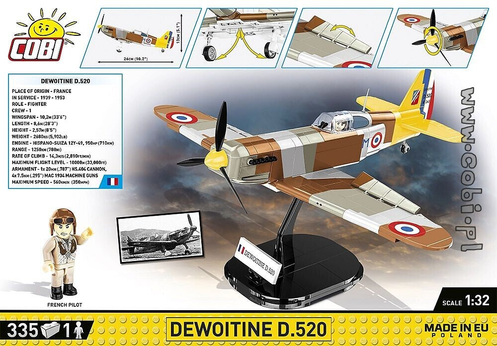 Cobi 5734 - DEWOITINE D.520