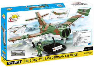 COBI 5825 - Lim-5 ( MiG-17F ) East Germany Air Force
