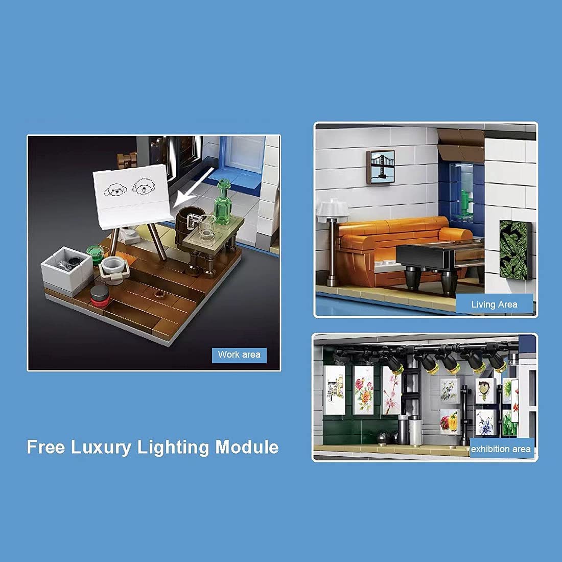 Mould King 16043 - Kunst Galerie - Art Galery