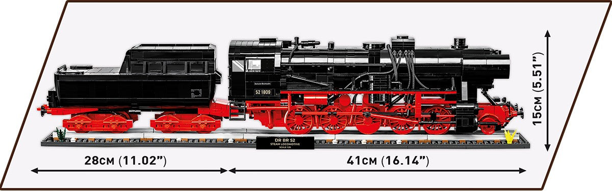 COBI 6280 - DRB CLASS 52 STEAM Locomotive Executive Edition