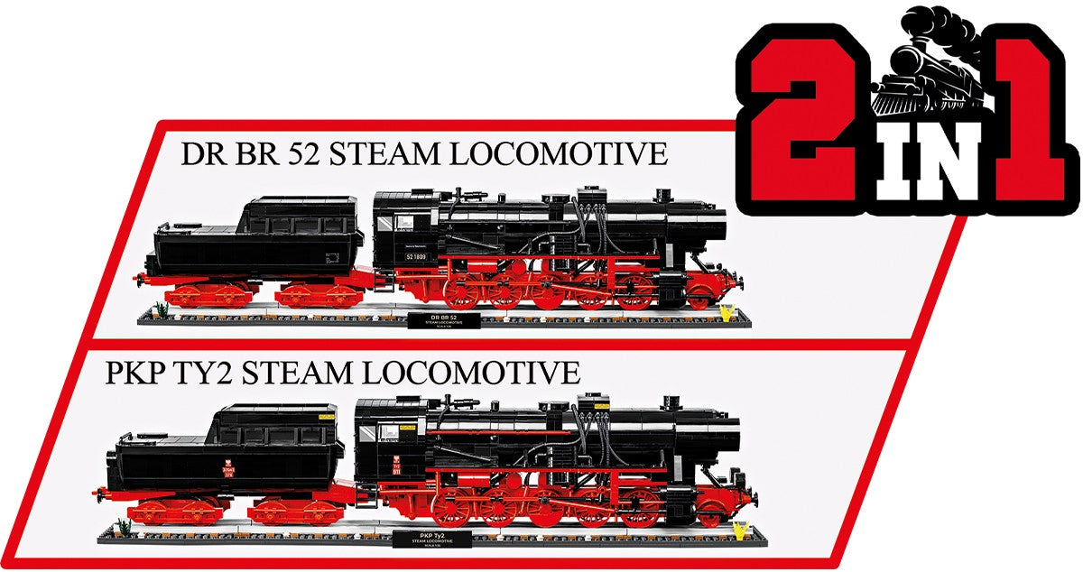 COBI 6280 - DRB CLASS 52 STEAM Locomotive Executive Edition