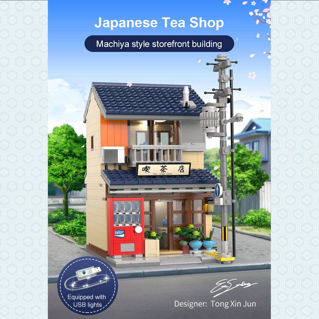 Cada C66010W - Japanischer Tee Shop